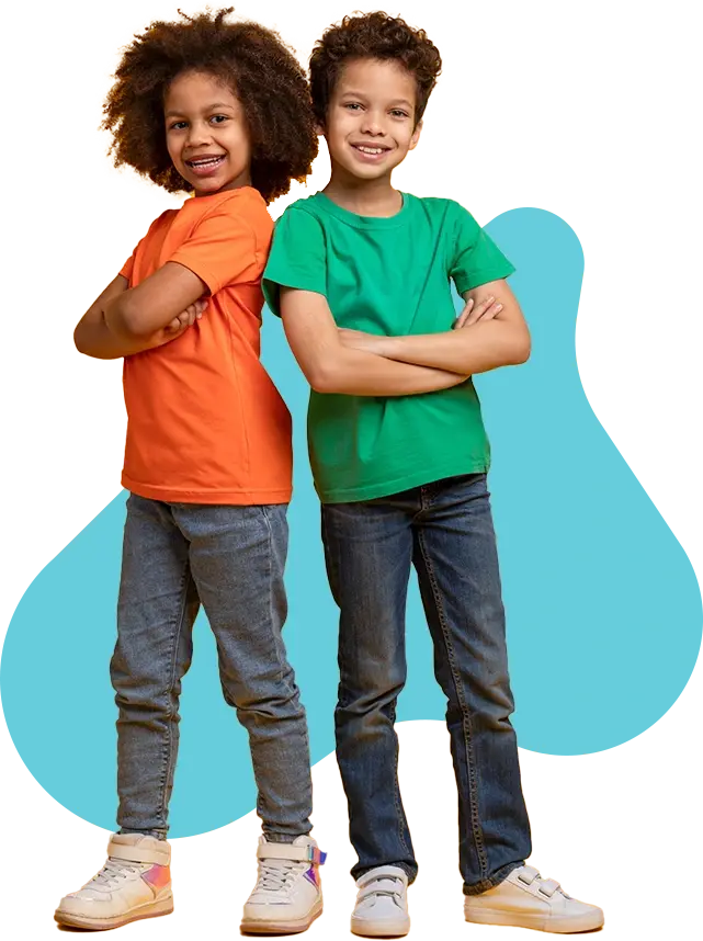Two happy children